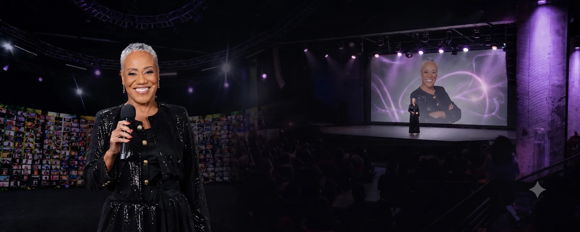 Carolyn Hayden-Garner on the keynote stage